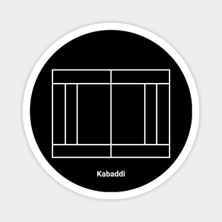 Kabaddi Court Simple Magnet